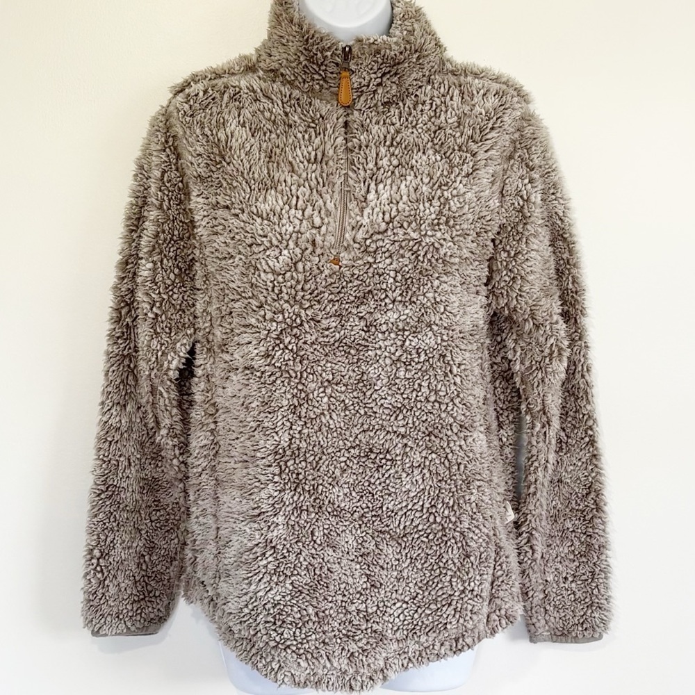 5/20$ SIMPLY SOUTHERN Gray Fleece Pull Over Youth Large